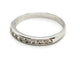Bague 52 Bague Demi alliance Or blanc Diamant 58 Facettes 1589321CN