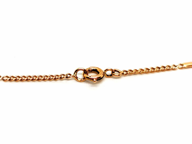 Collier Collier Maille gourmette Or rose 58 Facettes 1637067CN