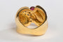 Bague 47 Bague Or jaune Rubis 58 Facettes 00375CN