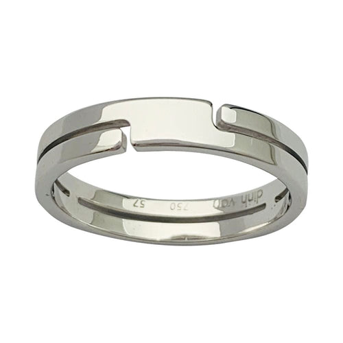 Bague 57 Bague Dinh Van, "Seventies", or blanc. 58 Facettes 31970