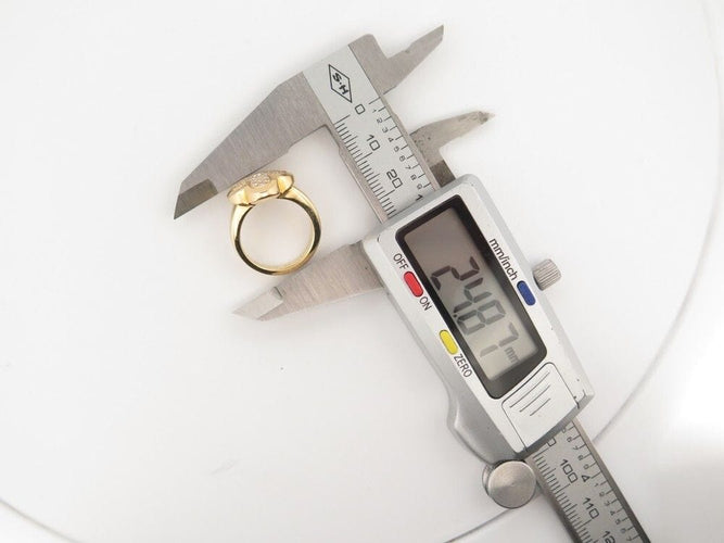 Bague 52 vintage bague VAN CLEEF & ARPELS pure alhambra 52 or jaune diamants 58 Facettes 252813