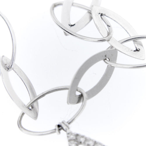 Collier Collier or blanc diamants 58 Facettes 8119