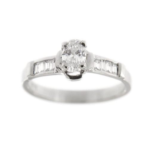 Bague 54 Bague Solitaire diamants 0,68 ct 58 Facettes 1608
