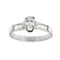 Bague 54 Bague Solitaire diamants 0,68 ct 58 Facettes 1608