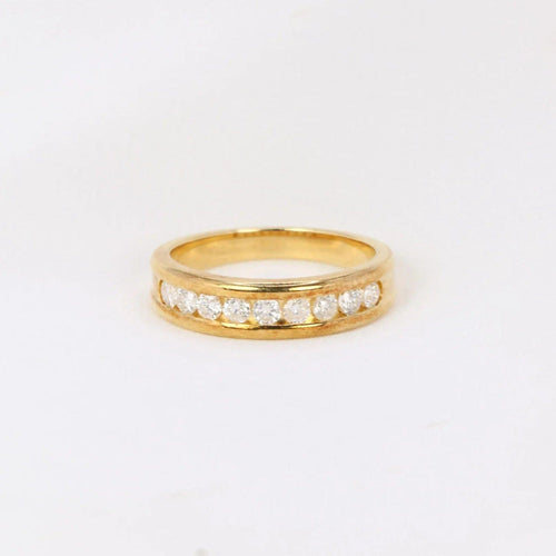 Bague Demi-Alliance américaine diamants 0,36 ct 58 Facettes J99