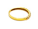 Bague 56 Bague demi alliance Or jaune Diamant 58 Facettes 1178332CD