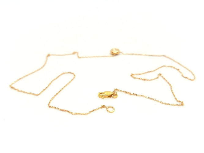 Collier Collier Or rose Diamant 58 Facettes 579104RV