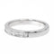 Bague 51.5 Bague Demi alliance Or blanc Diamant 58 Facettes 2618254CN