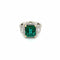 Bague Bague Or Diamants Emeraude 58 Facettes