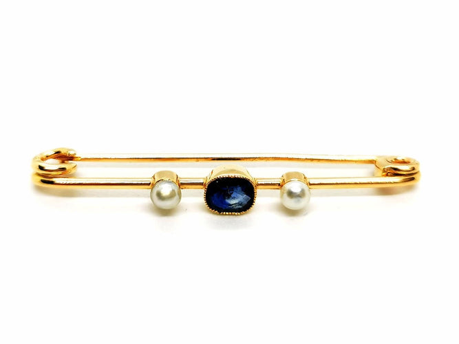 Broche Broche Or jaune Saphir 58 Facettes 1752244CN