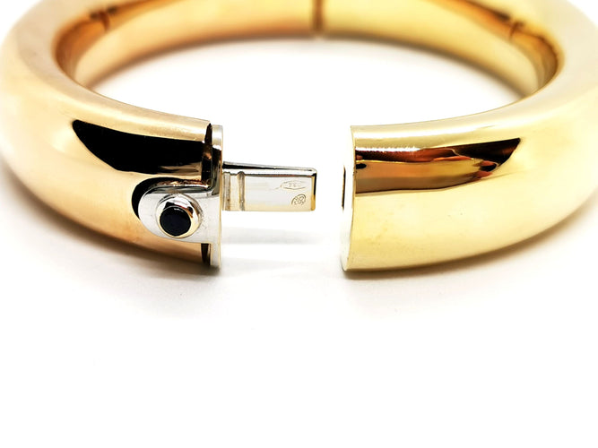 Bracelet Bracelet Jonc Or jaune Saphir 58 Facettes 1365130CN