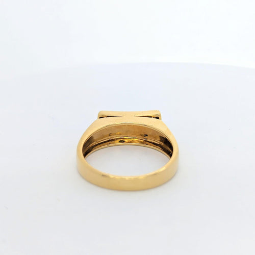 Bague 58 Bague or jaune et diamants 58 Facettes 27531