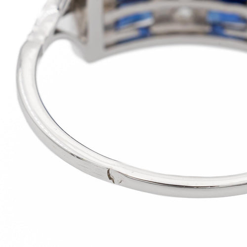 Bague 55.5 Bague Bandeau Platine Diamant 58 Facettes 2542735CN