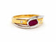 Bague 59 Bague Or jaune Rubis 58 Facettes 06324CD
