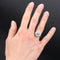 Bague 51 Bague vintage or blanc diamants 58 Facettes 21-710