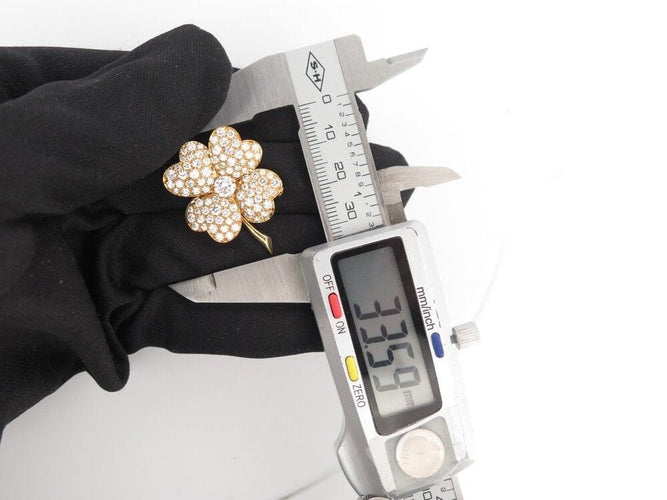 Broche vintage broche VAN CLEEF & ARPELS cosmos or jaune 18k diamants 3.65ct 58 Facettes 250924