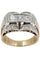 Bague BAGUE DIAMANTS ANNÉES 50' 58 Facettes 051301