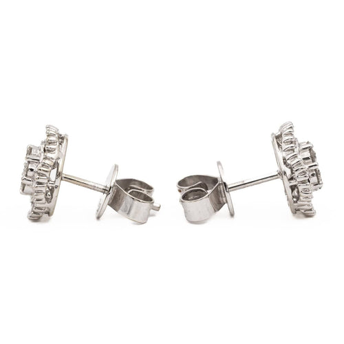 Boucles d'oreilles Boucles d'oreilles Puces Or Blanc Diamant 58 Facettes 2324949CN