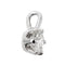 Pendentif Pendentif Or blanc Diamant 58 Facettes 2328935CN