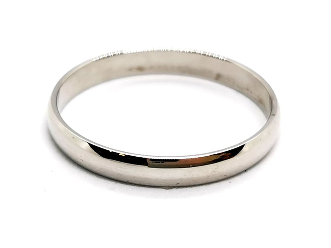 Bague 64 Bague Alliance Or blanc 58 Facettes 1178341CD