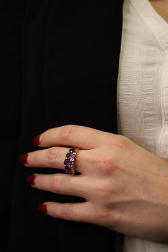 Bague 53 Bague Or jaune Améthyste 58 Facettes 2112643CN