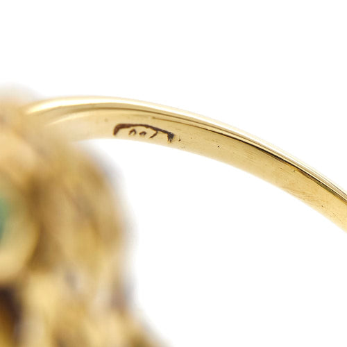 Bague 56 Bague émeraudes et diamants 58 Facettes 28609