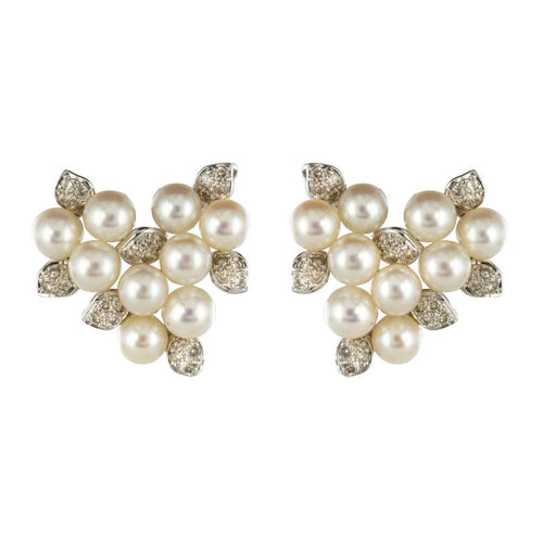 Boucles d'oreilles Boucles d'oreilles Perles et Diamants 58 Facettes 01-174-3183852
