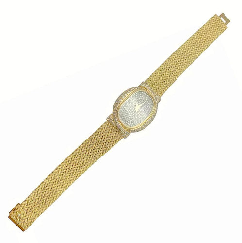 Montre Montre Vacheron Constantin or jaune, diamants. 58 Facettes 31367