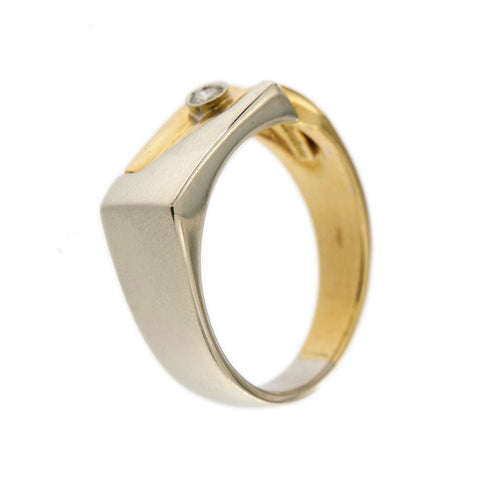 Bague Bague Chevalière diamant 58 Facettes 29646