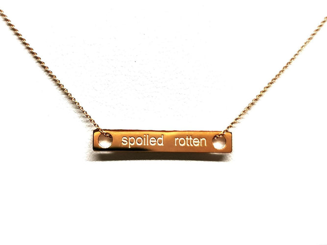 Collier Ginette NY Collier Baguette Or rose 58 Facettes 1964552CN