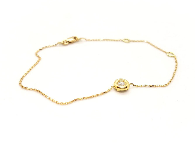 Bracelet Bracelet Or jaune Diamant 58 Facettes 579023RV
