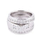 Bague Bague or gris et diamant princesse 58 Facettes 1