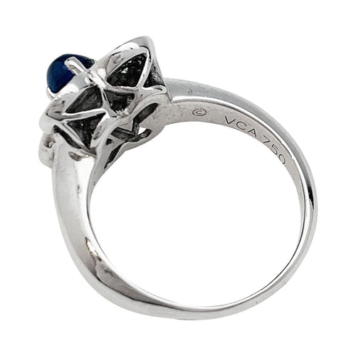 Bague 50 Bague Van Cleef & Arpels, "Fleurette", saphir, diamants. 58 Facettes 30998