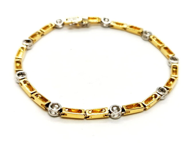 Bracelet Bracelet Maille souple Or jaune Diamant 58 Facettes 1641173CN