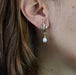Boucles d'oreilles Boucles d'oreilles pendantes or jaune perle 58 Facettes 19-456A