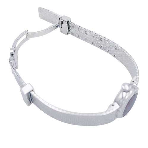 Montre Montre Dior, "La Mini D de Dior Satine", acier, diamants, nacre. 58 Facettes 32273