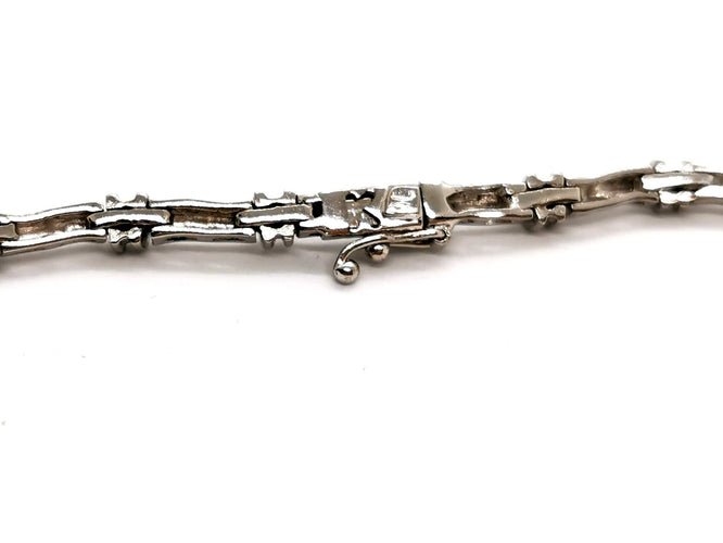 Collier Collier Or blanc Diamant 58 Facettes 1523675CN