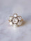 Bague Bague de fiançailles marguerite ancienne, or, argent et diamants 58 Facettes