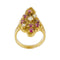 Bague Bague avec rubis et diamants 58 Facettes 27366