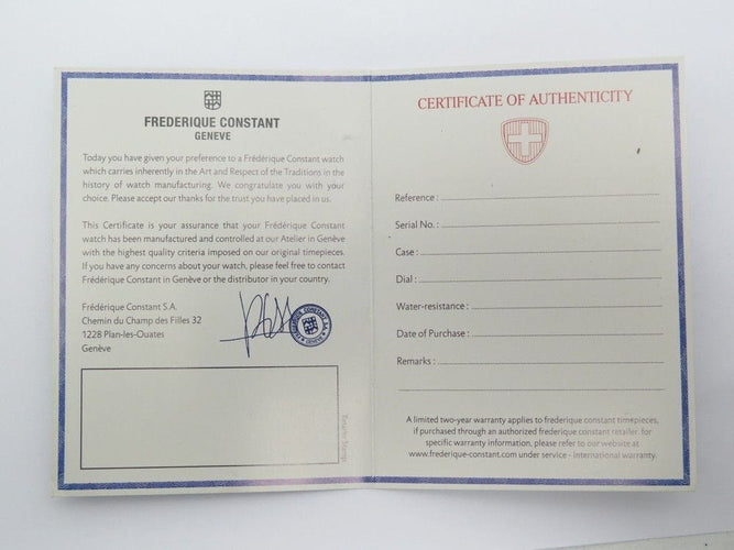 Montre montre FREDERIQUE CONSTANT slimline automatique 40 mm 58 Facettes 255676