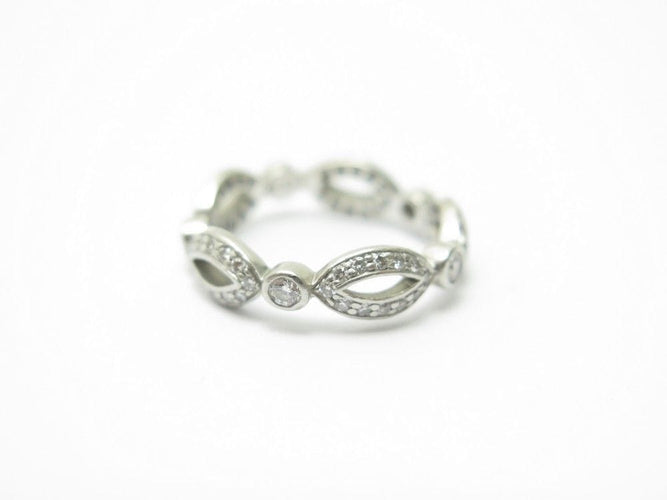 Bague 50 bague TIFFANY & CO t 50 en platine & 65 diamants 58 Facettes 224720