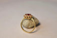 Bague Marguerite Rubis et Diamants 58 Facettes Ref1823