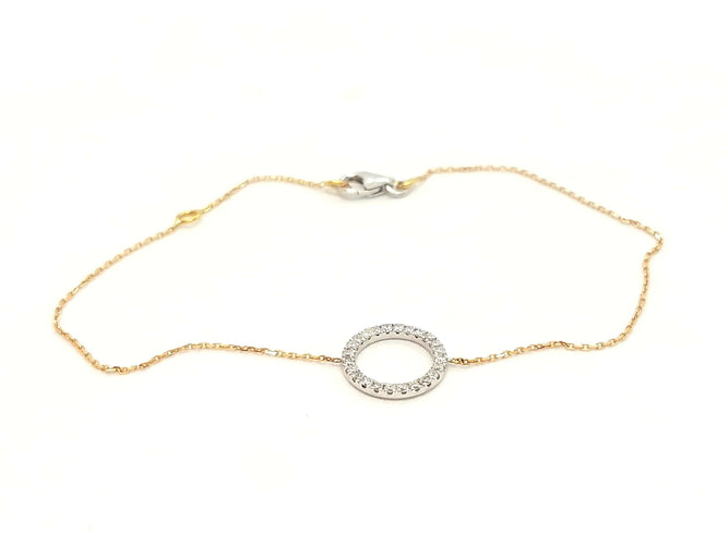 Bracelet Bracelet Graphique Or blanc Diamant 58 Facettes 579182RV