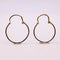 Boucles d'oreilles Créoles fines, or jaune 58 Facettes