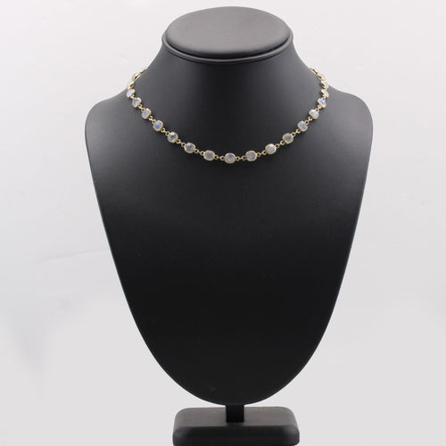 Collier Collier en pierre de lune 58 Facettes 18-338
