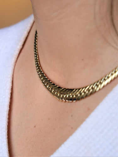 Collier Collier maille anglaise Or jaune 58 Facettes 2029422CN