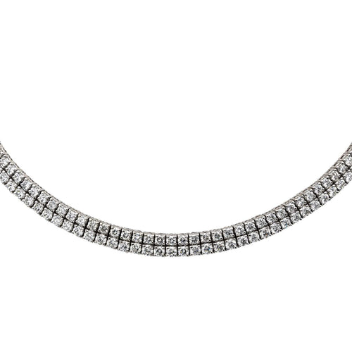 Collier Collier Rivière Or blanc Diamant 58 Facettes 2826005CN