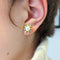 Boucles d'oreilles Boucles d'oreilles or jaune perles et diamants 58 Facettes 16000