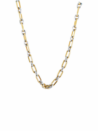 Collier Chaîne Deux Ors 58 Facettes