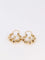Boucles d'oreilles Créoles vintage boules à facettes or jaune perles 58 Facettes 879